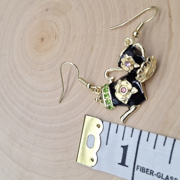 Whimsical Teapot & Teacup Mismatched Earrings – Vintage-Inspired Tea Party Jewel - Picture 8 of 9